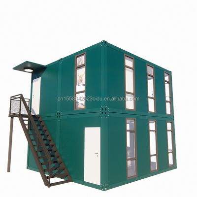 Fenster aus Aluminiumlegierung in Luxus-Schlafzimmern mit 50/75/100 mm Wellen Sandwich-Panel-Wänden