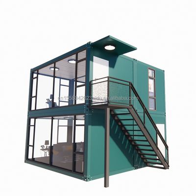 Fenster aus Aluminiumlegierung in Luxus-Schlafzimmern mit 50/75/100 mm Wellen Sandwich-Panel-Wänden