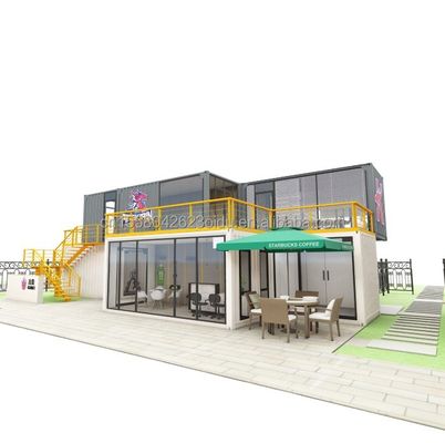 Verzinkte Stahlquadratrohre Hauptstruktur für Hotel Container House Design und Bau