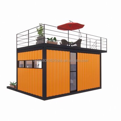Hotel 20 Fuß Portable Container Bekleidungsgeschäft Vorgefertigtes Café Mobilhaus Lagerhaus