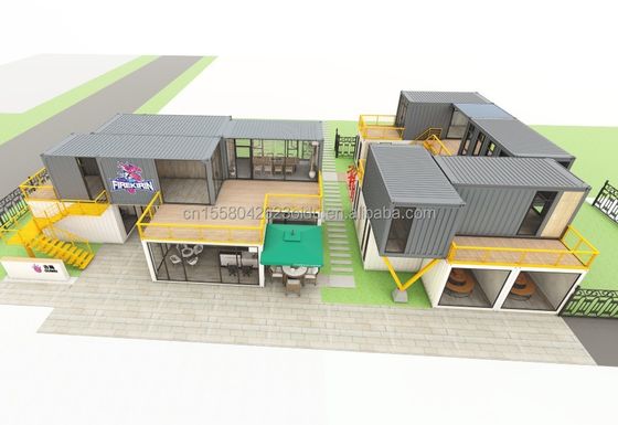 Verzinkte Stahlquadratrohre Hauptstruktur für Hotel Container House Design und Bau
