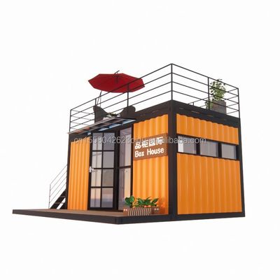 Hotel 20 Fuß Portable Container Bekleidungsgeschäft Vorgefertigtes Café Mobilhaus Lagerhaus