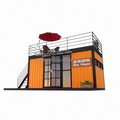 Hotel 20 Fuß Portable Container Bekleidungsgeschäft Vorgefertigtes Café Mobilhaus Lagerhaus