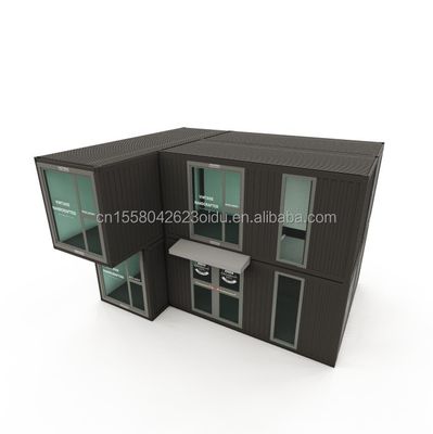 50/75/100mm Wellen Sandwich Panel Wände Modular Container Fertigbüro für moderne und flexible Arbeitsplätze