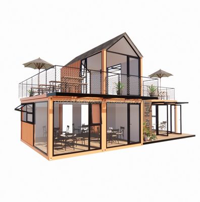 Individuell angepasstes Steingebäude mit Steingebäude Villa Wand 50/75/100mm Welle Sandwich Panel Bad und 3 Schlafzimmer Containerhaus