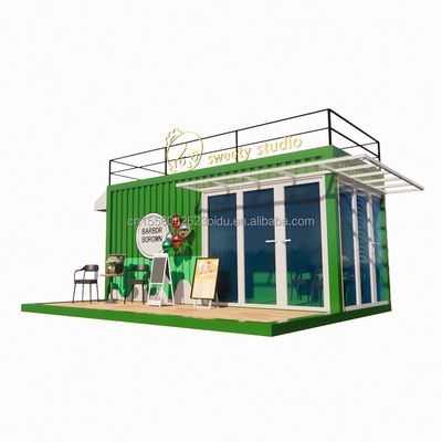 50/75/100mm Wellen Sandwich Panel Wand 20ft Portable Container Bekleidungsgeschäft Vorgefertigtes Mobilgeschäft Pop Up Einzelhandel
