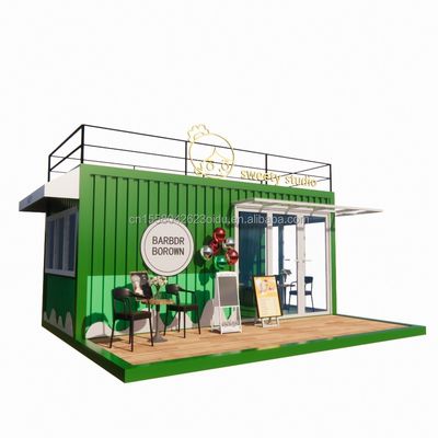 50/75/100mm Wellen Sandwich Panel Wand 20ft Portable Container Bekleidungsgeschäft Vorgefertigtes Mobilgeschäft Pop Up Einzelhandel