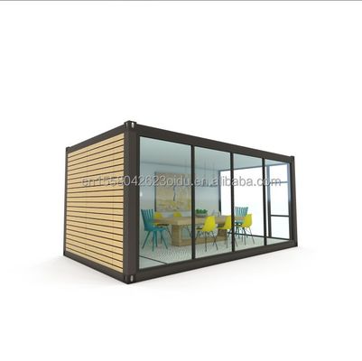 Mobiler und tragbarer Vorgefertigter Lager 20ft Container-Büro mit 50/75/100mm Wave Sandwich Panel Wand