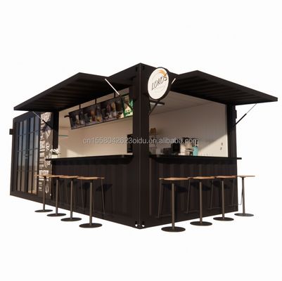 20ft Container Store Kiosk angepasste Farbe Container Häuser für mobile Container Kaffeebar