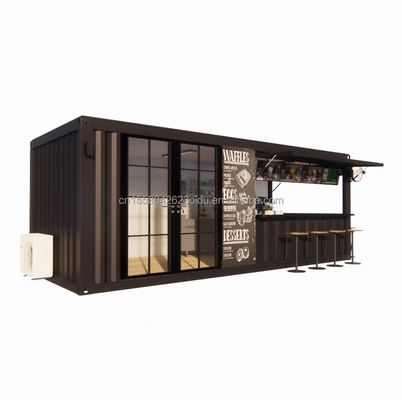 20ft Container Store Kiosk angepasste Farbe Container Häuser für mobile Container Kaffeebar