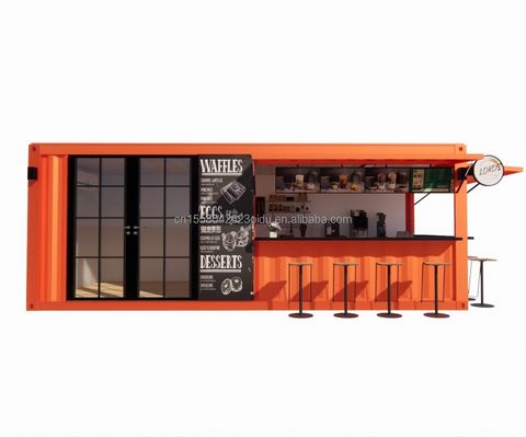20ft Container Store Kiosk angepasste Farbe Container Häuser für mobile Container Kaffeebar