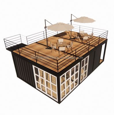 Customized Color Container Bar Coffee Shop mit chinesischem Design und 20 Fuß vorgefertigten Container