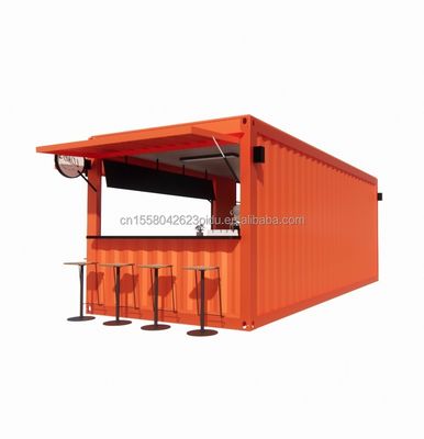 20ft Container Store Kiosk angepasste Farbe Container Häuser für mobile Container Kaffeebar