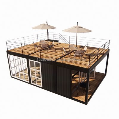 Customized Color Container Bar Coffee Shop mit chinesischem Design und 20 Fuß vorgefertigten Container