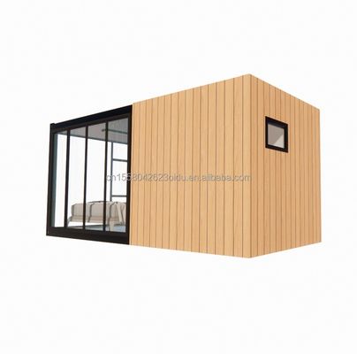 Holzfestes Solarhaus aus Stahl 20ft Flat Containerhaus mit Wand 50/75/100mm Welle Sandwich Panel