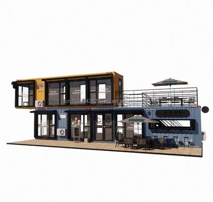 Galvanisierter Stahlbogenbehälter Design Kaffeebar Haus Mobilgeschäft Container Restaurant