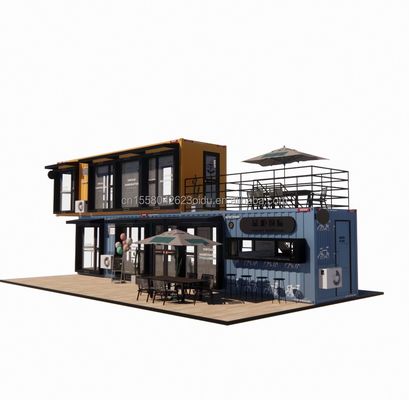 Galvanisierter Stahlbogenbehälter Design Kaffeebar Haus Mobilgeschäft Container Restaurant