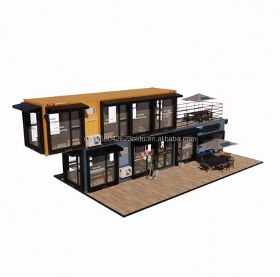 Galvanisierter Stahlbogenbehälter Design Kaffeebar Haus Mobilgeschäft Container Restaurant