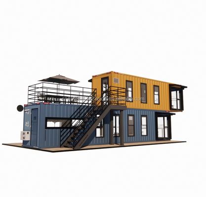 Galvanisierter Stahlbogenbehälter Design Kaffeebar Haus Mobilgeschäft Container Restaurant