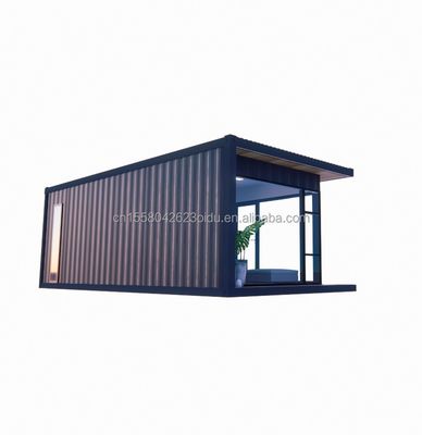 Containerhäuser Vorgefertigte Häuser kundenspezifische Farbe Holzglas Sonnenzimmerhaus Vorgefertigte Containerhäuser