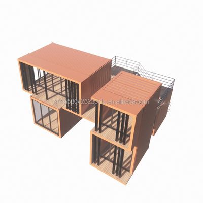 Modernes Design 20ft Portable Shipping Container Bekleidungsgeschäft Pop-Up Einzelhandel Wand 50/75/100mm Welle Sandwich-Panel