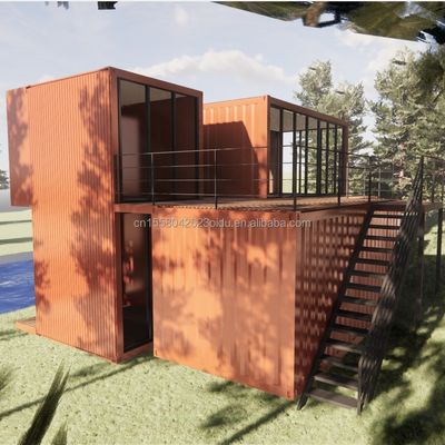 Modernes Design 20ft Portable Shipping Container Bekleidungsgeschäft Pop-Up Einzelhandel Wand 50/75/100mm Welle Sandwich-Panel