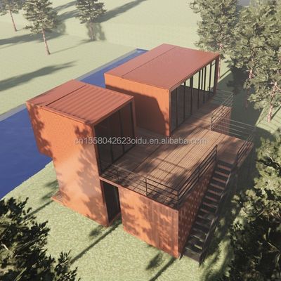 Modernes Design 20ft Portable Shipping Container Bekleidungsgeschäft Pop-Up Einzelhandel Wand 50/75/100mm Welle Sandwich-Panel