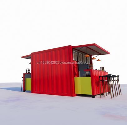 Modernes Design angepasste Farbe Klappbare Bewegliche Behälter Flat Pack für Kaffeeshop Restaurant Haus Modulare Küche