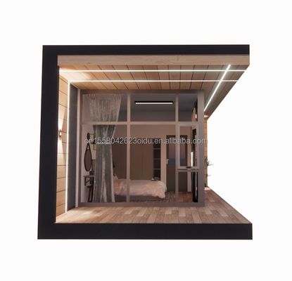 30ft vorgefertigtes Holzglashaus Sonnenlichthaus Container Vorgefertigter Container