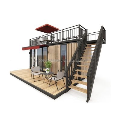 Modernes Design 20ft Maßgeschneiderter Versandbehälter Garten Kaffeehaus Bewegliche Bar Kaffeeladen Outdoor-Sandwich-Panel aus Stahl