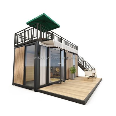 Wand 50/75/100mm Wellen Sandwich Panel Trennbarer Behälter kundenspezifisch 20ft Pop-Up-Coffee Shop für schnelle und bequeme Stall