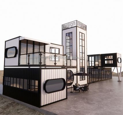 Galvanisierte Stahlquadratrohre Container-Laden Versandcontainer Portable Shop Container 3D Modelldesign