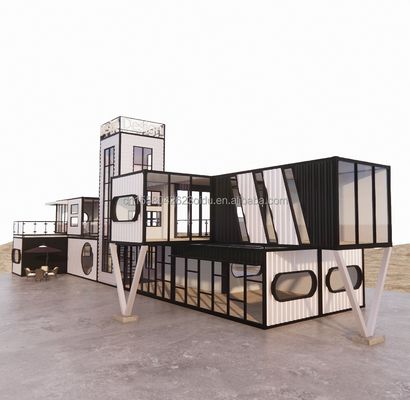 Galvanisierte Stahlquadratrohre Container-Laden Versandcontainer Portable Shop Container 3D Modelldesign