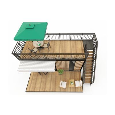 Wand 50/75/100mm Wellen Sandwich Panel Trennbarer Behälter kundenspezifisch 20ft Pop-Up-Coffee Shop für schnelle und bequeme Stall