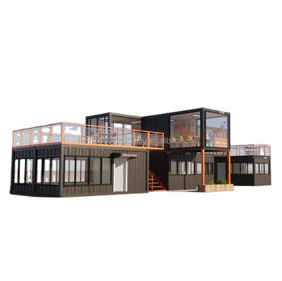 Erschwinglich Schönes Haus mit Wänden Mehrfachkombinationen von 20 Fuß Prefab Haus Kleine Häuser Container in kundenspezifischer Farbe