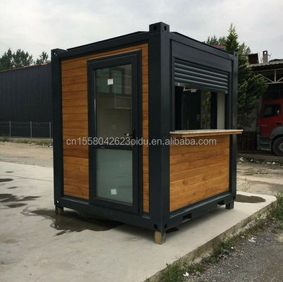 Galvanisierte Quadratrohrhäuser aus Stahl, geeignet für mobile Kaffeetriebwerke und Versandcontainer