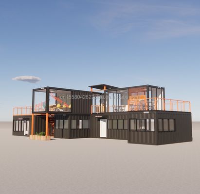 Erschwinglich Schönes Haus mit Wänden Mehrfachkombinationen von 20 Fuß Prefab Haus Kleine Häuser Container in kundenspezifischer Farbe
