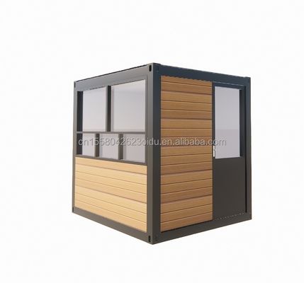 Galvanisierte Quadratrohrhäuser aus Stahl, geeignet für mobile Kaffeetriebwerke und Versandcontainer