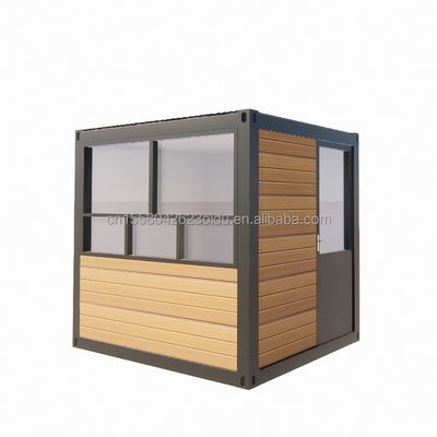 Galvanisierte Quadratrohrhäuser aus Stahl, geeignet für mobile Kaffeetriebwerke und Versandcontainer