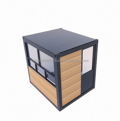 Galvanisierte Quadratrohrhäuser aus Stahl, geeignet für mobile Kaffeetriebwerke und Versandcontainer