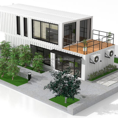 Klappbares Puerto Rico Wohnen 40ft Luxus Pack Versand Container Modulare Häuser Vorgefertigte Prefab Haus für den Markt
