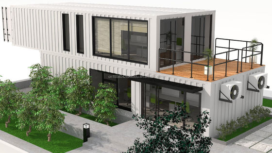Klappbares Puerto Rico Wohnen 40ft Luxus Pack Versand Container Modulare Häuser Vorgefertigte Prefab Haus für den Markt