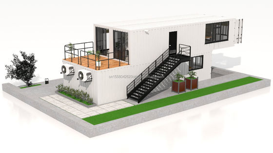 Klappbares Puerto Rico Wohnen 40ft Luxus Pack Versand Container Modulare Häuser Vorgefertigte Prefab Haus für den Markt
