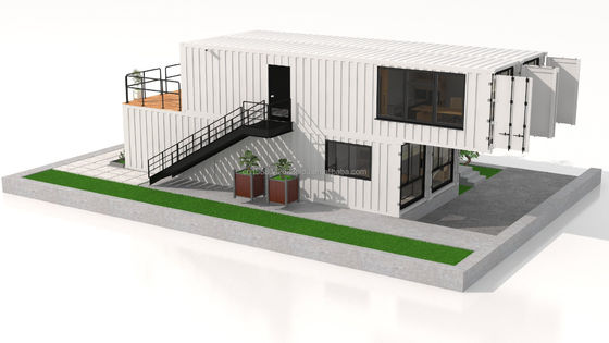 Klappbares Puerto Rico Wohnen 40ft Luxus Pack Versand Container Modulare Häuser Vorgefertigte Prefab Haus für den Markt