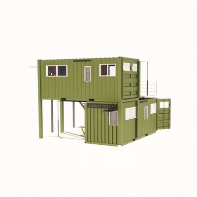 20ft oder 40ft Klappbares Puerto Rico Wohnen Luxus Flat Pack Versand Container Modularen Häuser Vorgefertigte Prefab Haus
