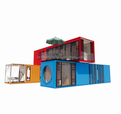 20ft 40ft Stahlrahmen Galvanisiertes Stahl biegen 180g Modulares Modernes Zuhause Luxus Container Vorgefertigtes Haus für Hotel