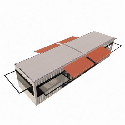 20ft 40ft Portable Kiosk Modifizierte Prefab Modular Coffee Shop Versand Container Bar Transformieren Sie Ihr Badezimmer Erfahrung