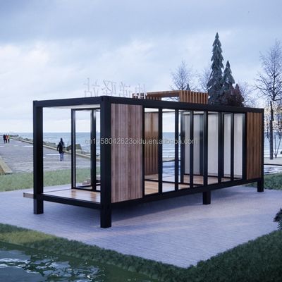 50/75/100mm Wellen Sandwich Panel Wand Containerhaus Vorgefertigte mobile Villa für modernes Design