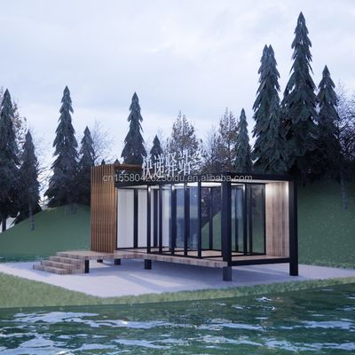 50/75/100mm Wellen Sandwich Panel Wand Containerhaus Vorgefertigte mobile Villa für modernes Design