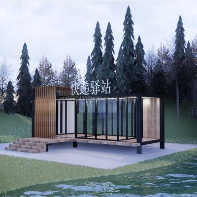 50/75/100mm Wellen Sandwich Panel Wand Containerhaus Vorgefertigte mobile Villa für modernes Design